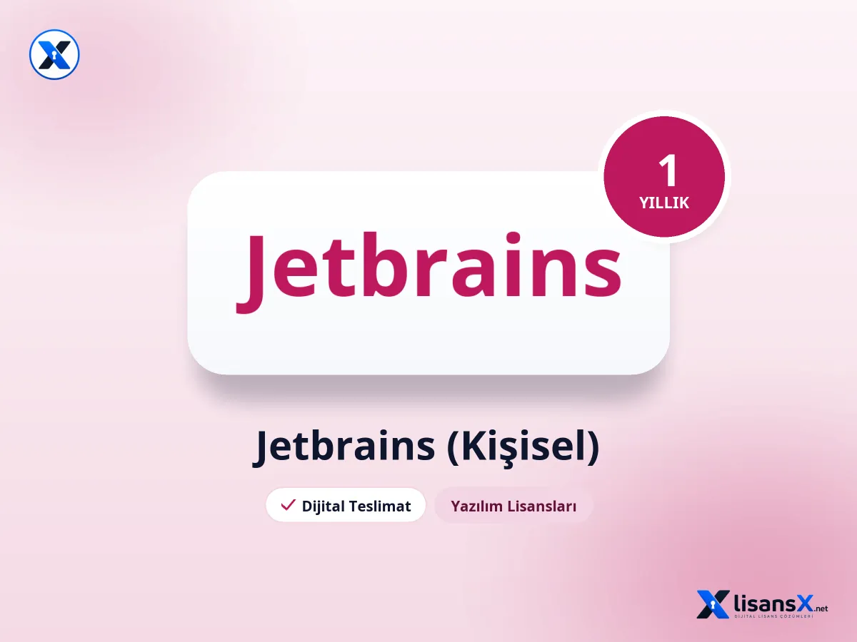 Jetbrains - 1 Yıllık (Kişisel)