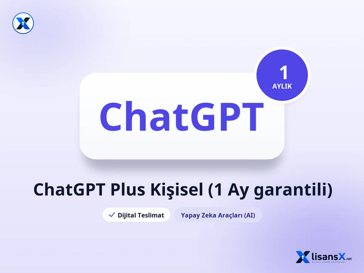 ChatGPT Plus 1 Aylık Kişisel (1 Ay garantili) 