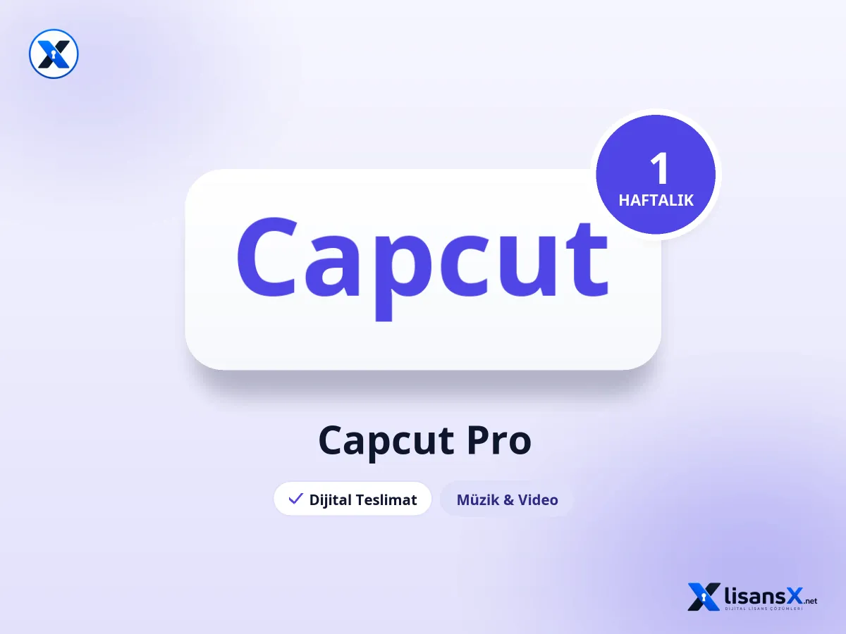 Capcut Pro - 1 Haftalık