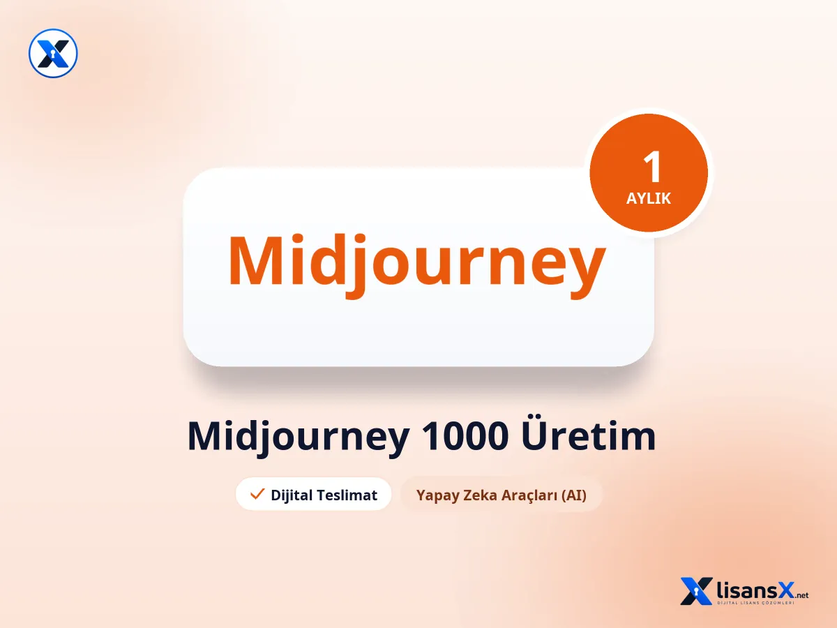 Midjourney 1 Aylık 1000 Üretim
