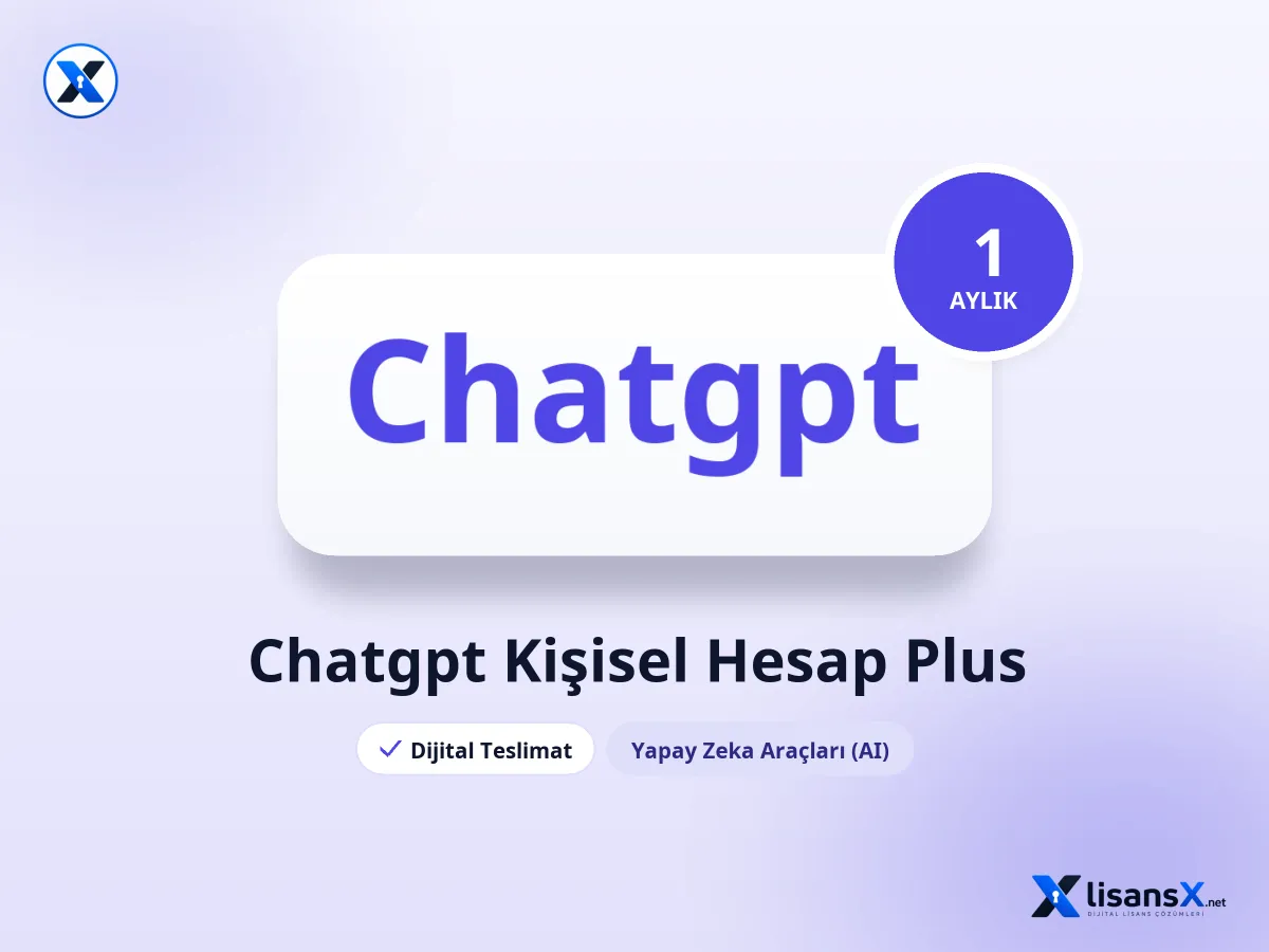 Chatgpt Kişisel Hesap Plus - 1 Aylık