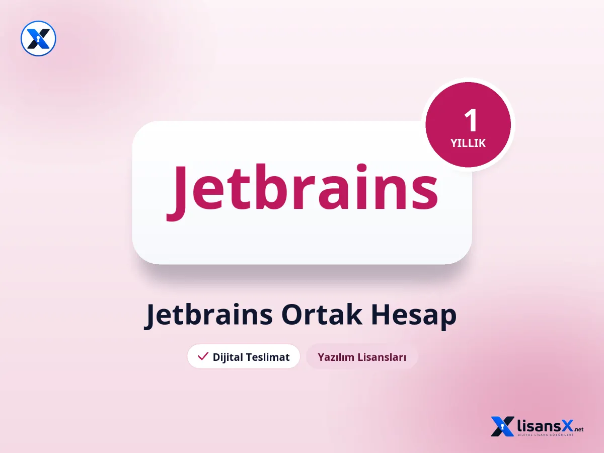 Jetbrains - 1 Yıllık Ortak Hesap