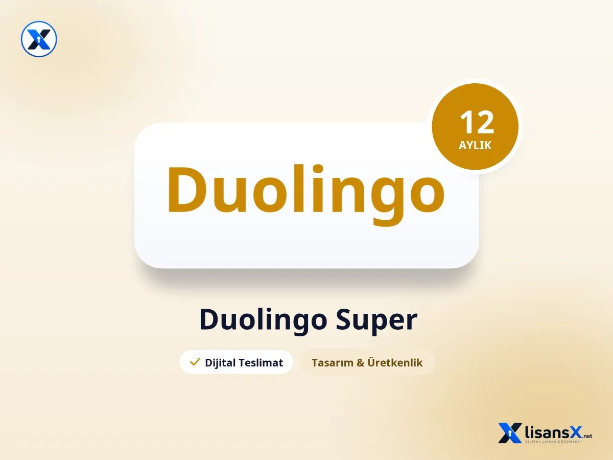 Duolingo Super - 12 Aylık