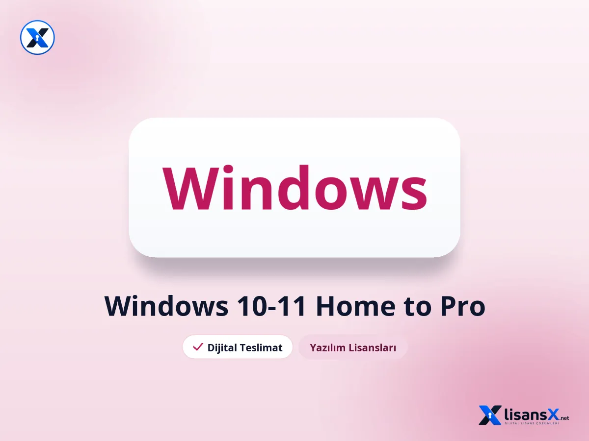 Windows 10-11 Home to Pro