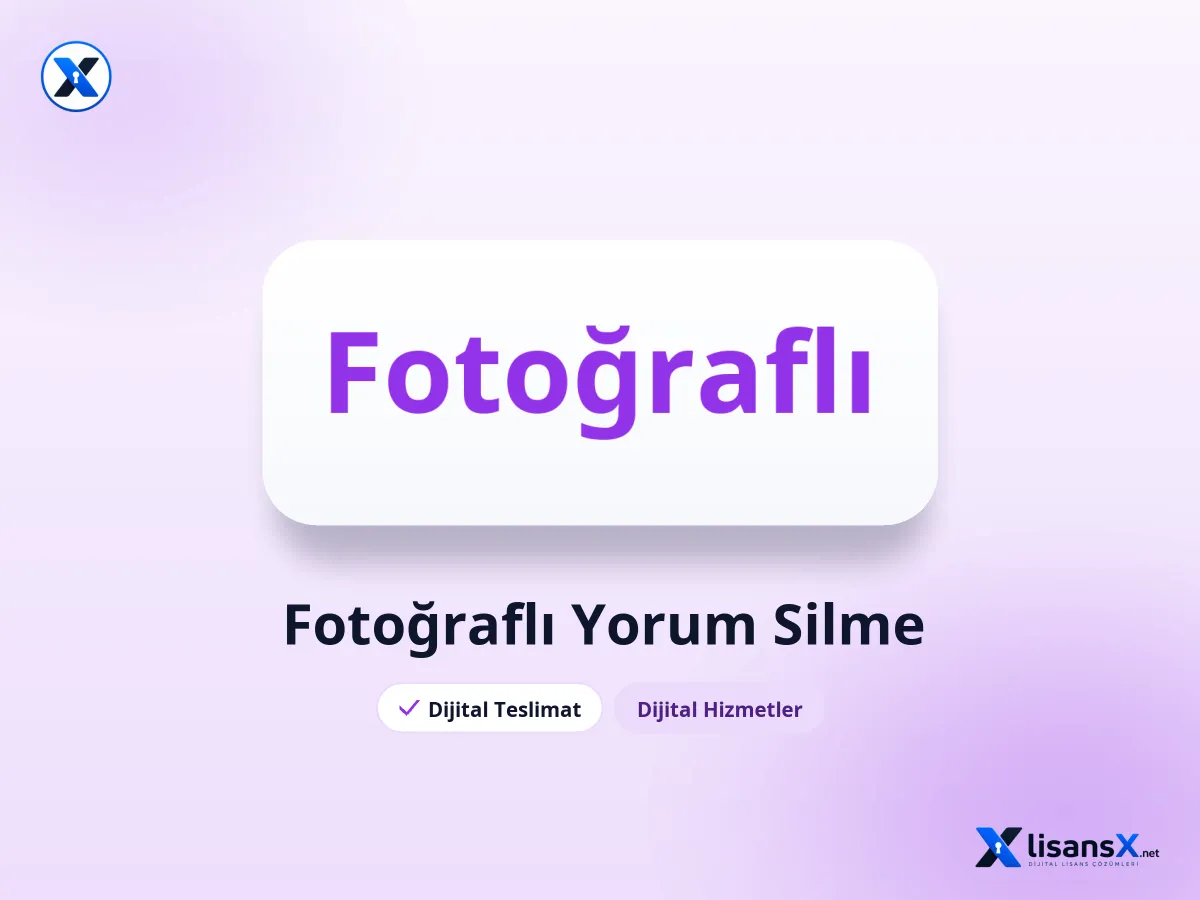 Fotoğraflı Yorum Silme