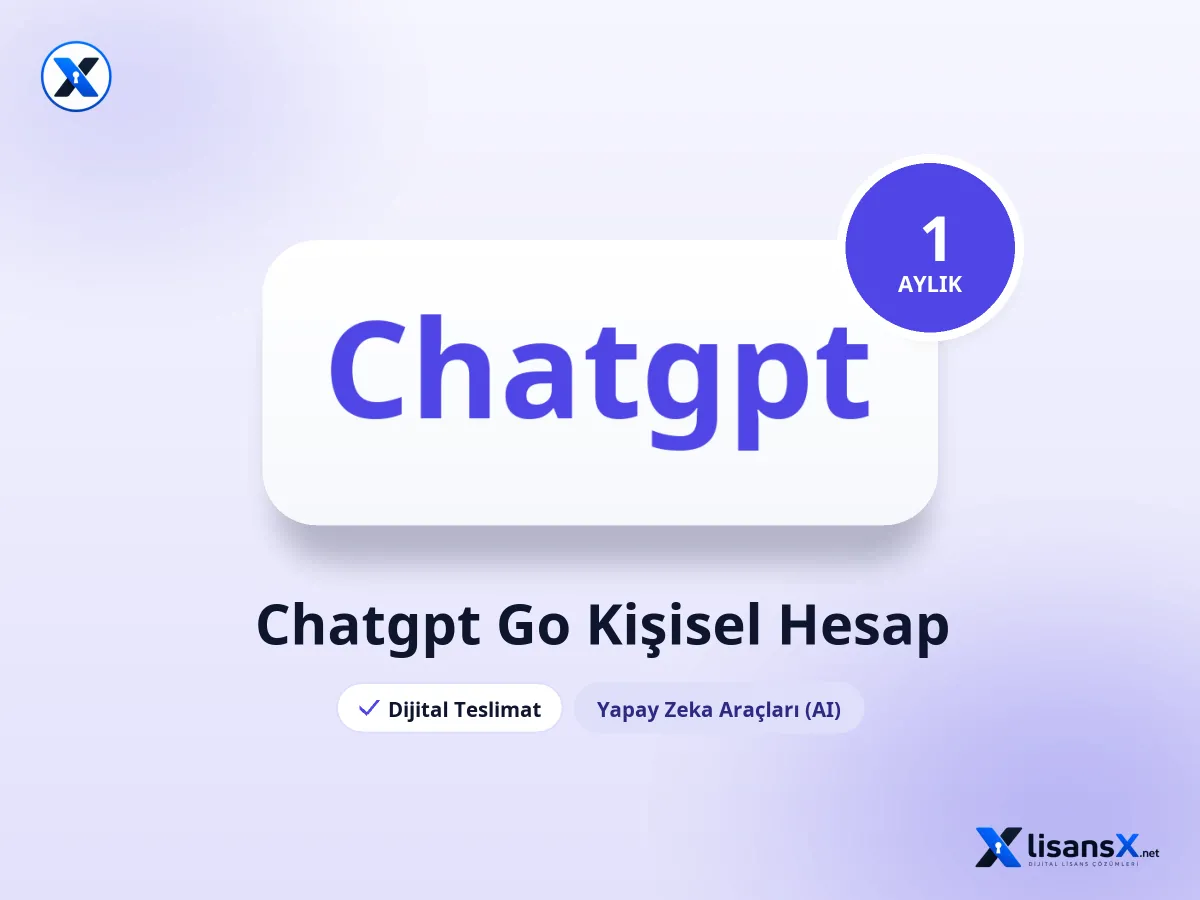 Chatgpt Go Kişisel Hesap - 1 Aylık