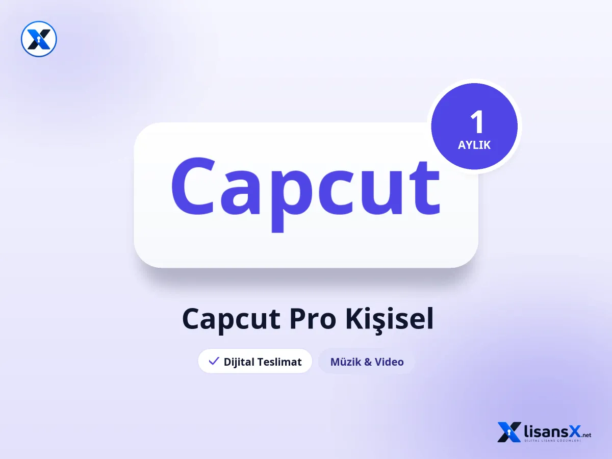 Capcut Pro 1 Aylık Kişisel